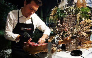 Jamón Ibérico + Corte a cuchillo